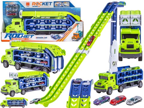 Transporter Z Wyrzutnią Ciężarówka Resoraki Duża Wyrzutnia Dla Aut Samochody Tir Laweta