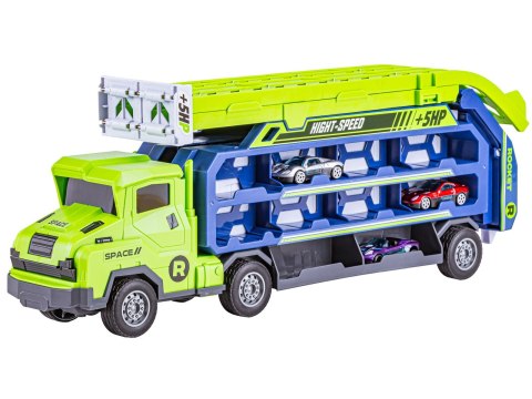 Transporter Z Wyrzutnią Ciężarówka Resoraki Duża Wyrzutnia Dla Aut Samochody Tir Laweta