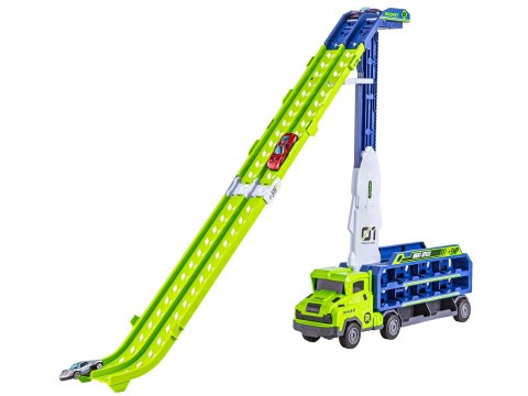 Transporter Z Wyrzutnią Ciężarówka Resoraki Duża Wyrzutnia Dla Aut Samochody Tir Laweta