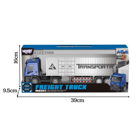 WOOPIE Ciężarówka Kontenerowa TIR z Efektami Świetlnymi i Dźwiękowymi!