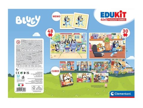 Zestaw Edukacyjny Puzzle Memo Klocki BLUEY Clementoni 18320