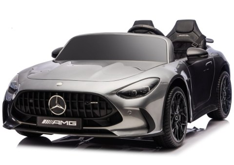 Auto Na Akumulator Mercedes GT63 AMG DK-GT63 24V LCD Cichy Silnik Szary