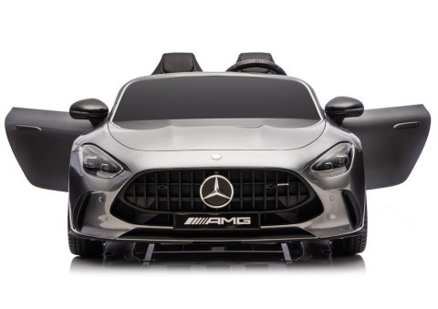 Auto Na Akumulator Mercedes GT63 AMG DK-GT63 24V LCD Cichy Silnik Szary