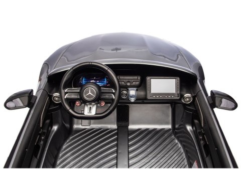 Auto Na Akumulator Mercedes GT63 AMG DK-GT63 24V LCD Cichy Silnik Szary