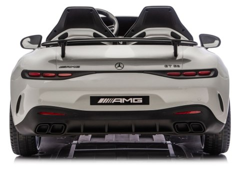 Auto Na Akumulator Mercedes GT63 AMG DKGT63 24V LCD Lakierowany Jasno Szary