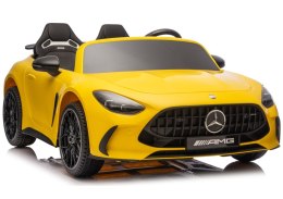 Auto Na Akumulator Mercedes GT63 AMG DK-GT63 24V LCD Żółty