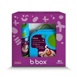 B.BOX 62085 Zestaw Mini Lunchbox+butelka tritanowa ze słomką 450 ml Ocean Breeze