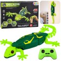 Gekon Zdalnie Sterowany RC Jaszczurka Chodzi Po Ścianie 360° Zielona