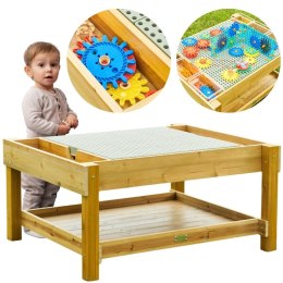 MASTERKIDZ Drewniany Stół Edukacyjny 1200L STEM Outdoor