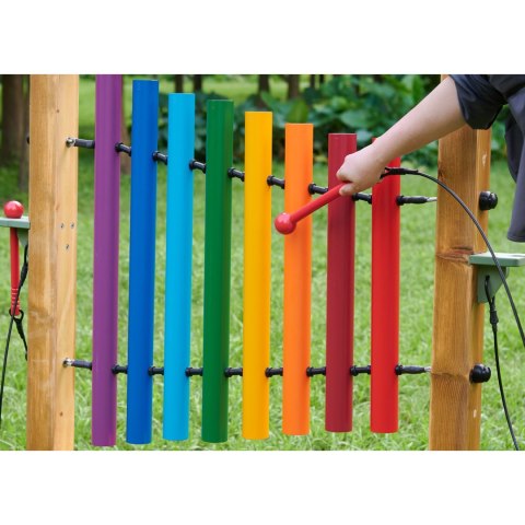 MASTERKIDZ Tęczowe Dzwonki Kolorowa Tablica Do Grania