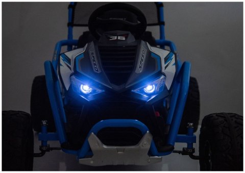 Pojazd Na Akumulator DM-107 24V7 DRIFT Cichy Silnik Niebieski