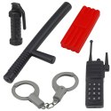 Zestaw Policyjny Kamizelka Karabin Maska Krótkofalówka Akcesoria