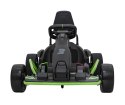 Gokart Fast 3 Drift na akumulator dla dzieci Czarny + Funkcja driftu + Silniki 2x150W + Radio LED + Pasy