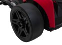 Gokart Fast 3 Drift na akumulator dla dzieci Czerwony + Funkcja driftu + Silniki 2x150W + Radio LED + Pasy