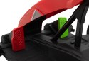 Gokart Fast 3 Drift na akumulator dla dzieci Czerwony + Funkcja driftu + Silniki 2x150W + Radio LED + Pasy