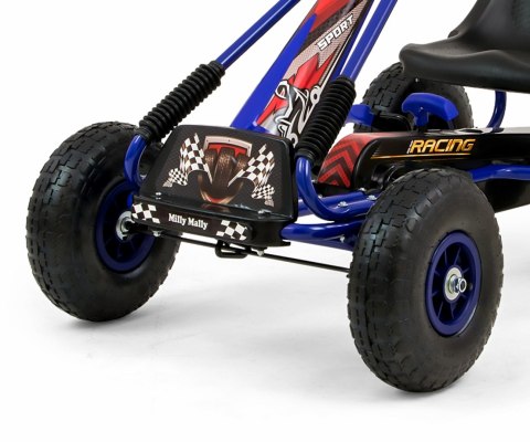 Milly Mally Gokart na pedały Thor Blue