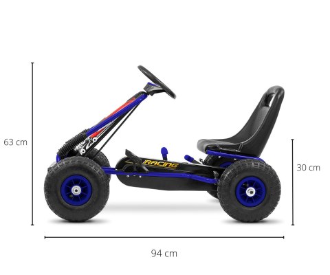 Milly Mally Gokart na pedały Thor Blue
