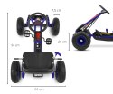 Milly Mally Gokart na pedały Thor Blue
