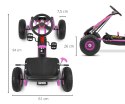 Milly Mally Gokart na pedały Thor Pink