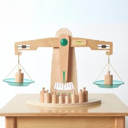 MASTERKIDZ Drewniana Waga Szalkowa