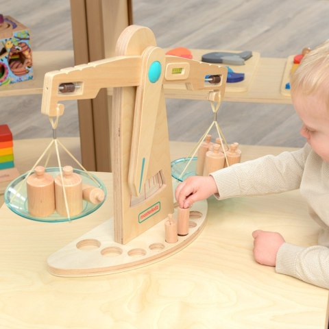 MASTERKIDZ Drewniana Waga Szalkowa