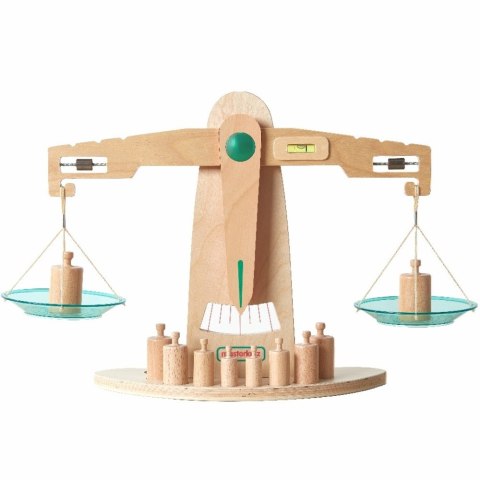 MASTERKIDZ Drewniana Waga Szalkowa