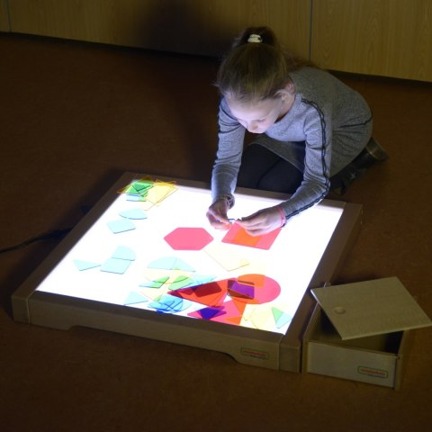 MASTERKIDZ Panel Świetlny LED Zmiana Kolorów Pilotem + Zestaw Akcesoriów