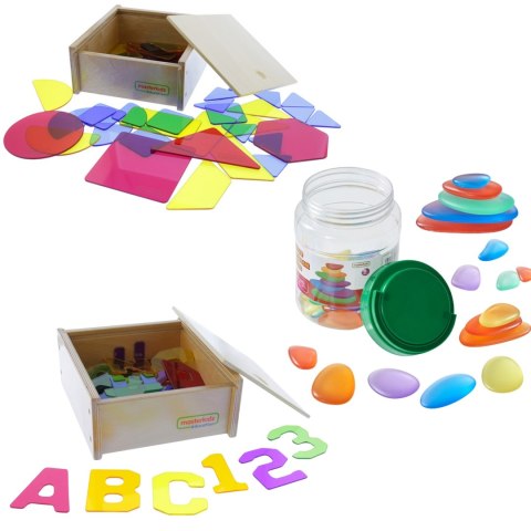 MASTERKIDZ Panel Świetlny LED Zmiana Kolorów Pilotem + Zestaw Akcesoriów