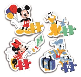 Moje Pierwsze Puzzle 3-6-9-12 DISNEY MYSZKA MIKI Clementoni 20819