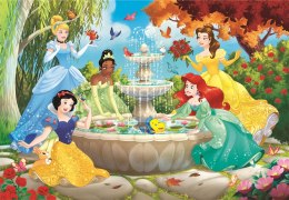 Puzzle 60 Super Color DISNEY KSIĘŻNICZKI PRZY FONTANNIE Clementoni 26064