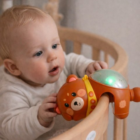 WOOPIE BABY Projektor Gwiazd Rzutnik Lampka Nocna dla Dzieci Miś