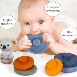 WOOPIE BABY Zestaw Edukacyjna Piramidka Koala 2w1 Gryzak