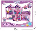 WOOPIE Domek dla Lalek Kucyków PONY FANTASY VILLA 120 el.