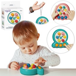 WOOPIE Gra Zręcznościowa Wbijanka Kreta Sznurek Ośmiornica Zielony 2w1