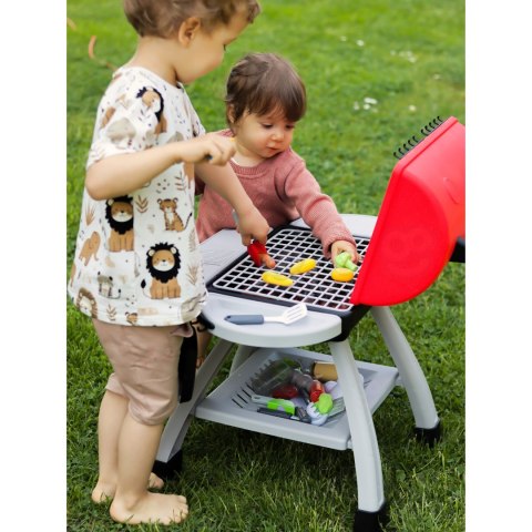 WOOPIE Grill Barbecue Kuchnia Ogrodowa Interaktywna Para LED Zestaw XL 41 el.