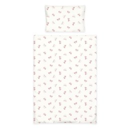 ALBERO MIO Pościel C-2 135x100,60x40 Pudrowe Kokardki CP9