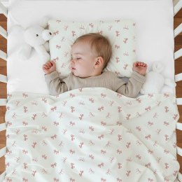 ALBERO MIO Pościel C-2 135x100,60x40 Pudrowe Kokardki CP9