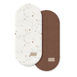 ALBERO MIO Prześcieradło do gondoli 2-pak 80x35 Gwiezdny Pył CP8