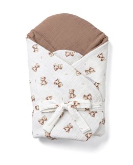 ALBERO MIO Rożek muślinowy 75x75 Vintage Teddy CM1