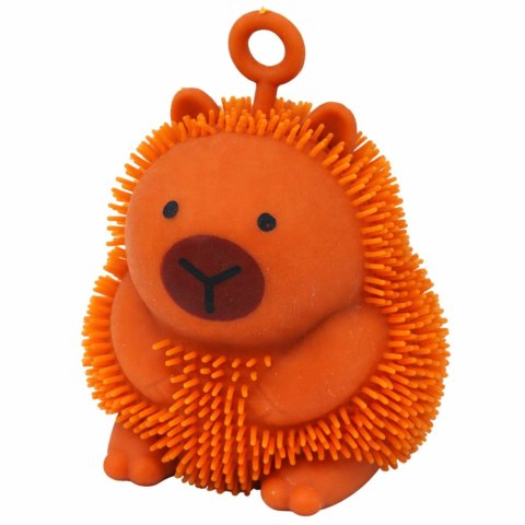 Gniotek Sensoryczny Do Odbijania Ściskania Kapibara Świecąca LED Brązowa