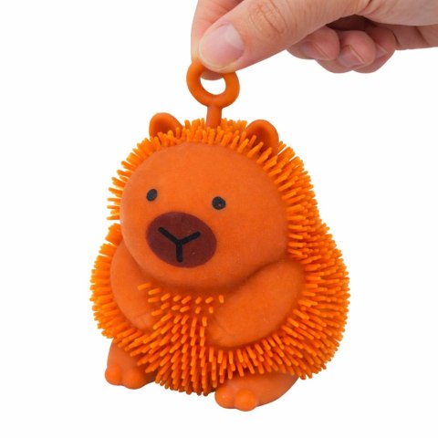 Gniotek Sensoryczny Do Odbijania Ściskania Kapibara Świecąca LED Brązowa