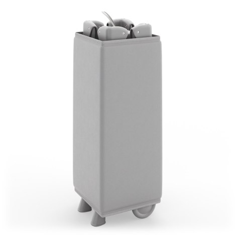 KINDERKRAFT Łóżeczko turystyczne LEODY UP grey with accessories