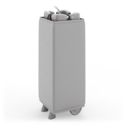 KINDERKRAFT Łóżeczko turystyczne LEODY UP grey