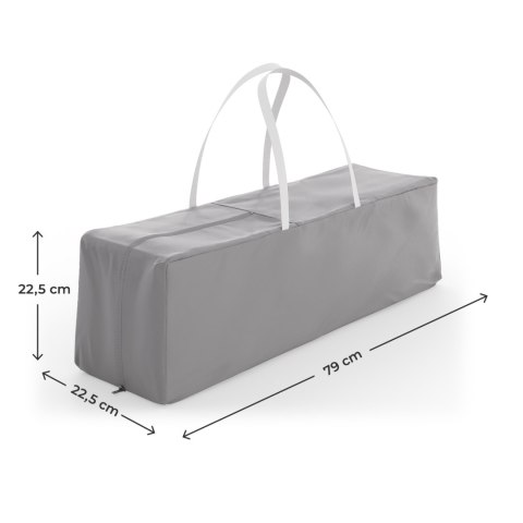 KINDERKRAFT Łóżeczko turystyczne LEODY UP grey