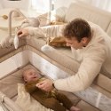 KINDERKRAFT Łóżeczko turystyczne LEODY UP grey