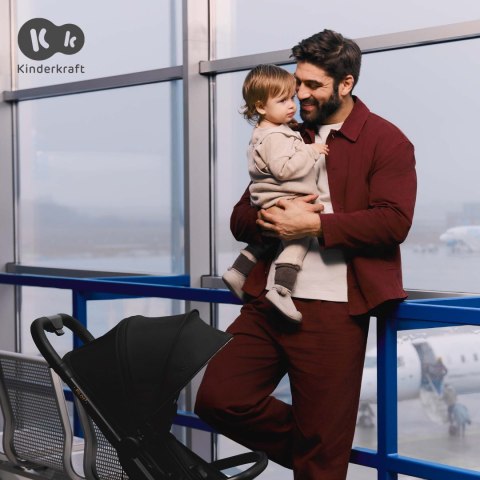 KINDERKRAFT Wózek spacerowy (kabinowy) PILOT 2 Mindnight Black