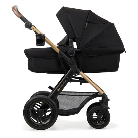 KINDERKRAFT Wózek wielofunkcyjny MOOV 2 4w1 Pure Black AIR WHEELS