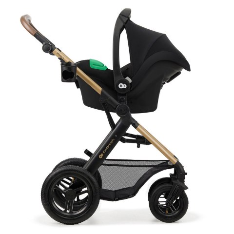 KINDERKRAFT Wózek wielofunkcyjny MOOV 2 4w1 Pure Black AIR WHEELS