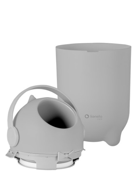 LIONELO Kosz na pieluchy Purebin Grey