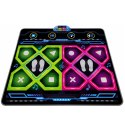 Podwójna Mata Taneczna Elektroniczna Do Tańczenia LED 105 x 90 cm